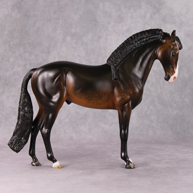 Out From The Sea LE-26 Prince of The Little Mermaid - Dappled Bay Andalusian with Optional Brand Painted By Ashley Palmer FTL24
