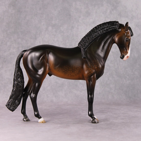 Out From The Sea LE-26 Prince of The Little Mermaid - Dappled Bay Andalusian with Optional Brand Painted By Ashley Palmer FTL24