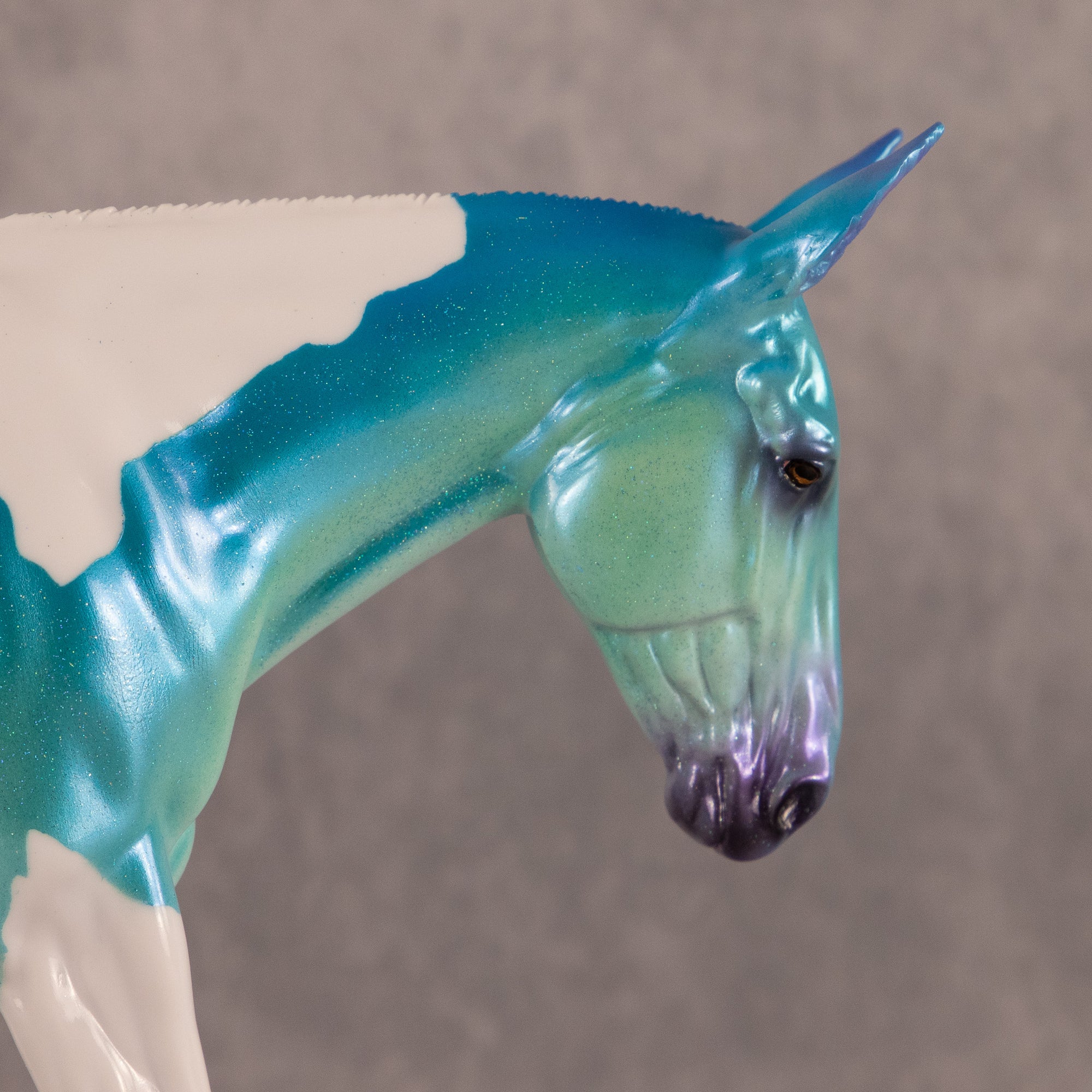 Teal Squeeze OOAK Large Mule by Erin Corbett EQ26