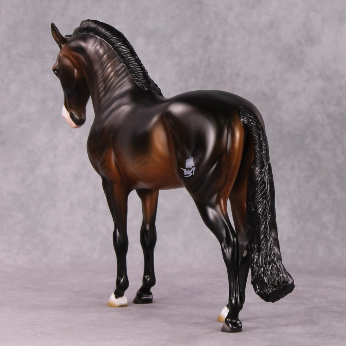Out From The Sea LE-26 Prince of The Little Mermaid - Dappled Bay Andalusian with Optional Brand Painted By Ashley Palmer FTL24