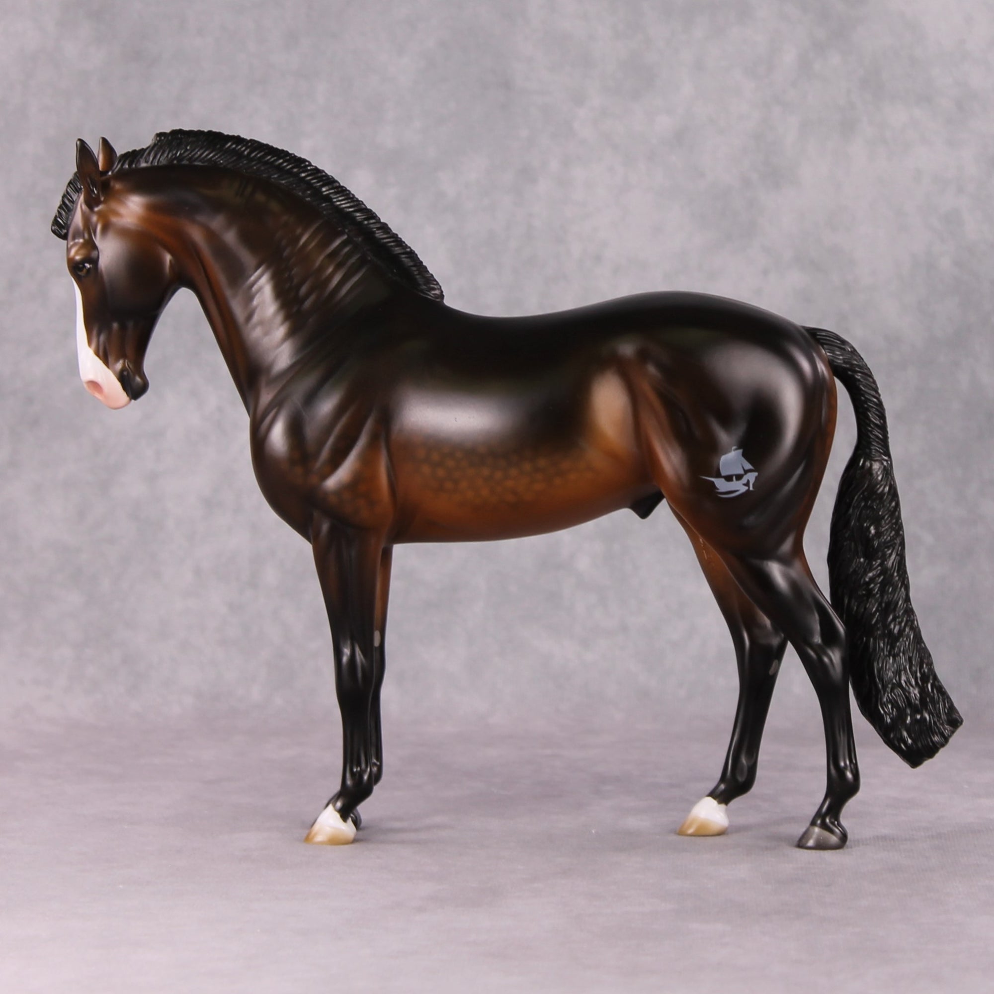 Out From The Sea LE-26 Prince of The Little Mermaid - Dappled Bay Andalusian with Optional Brand Painted By Ashley Palmer FTL24