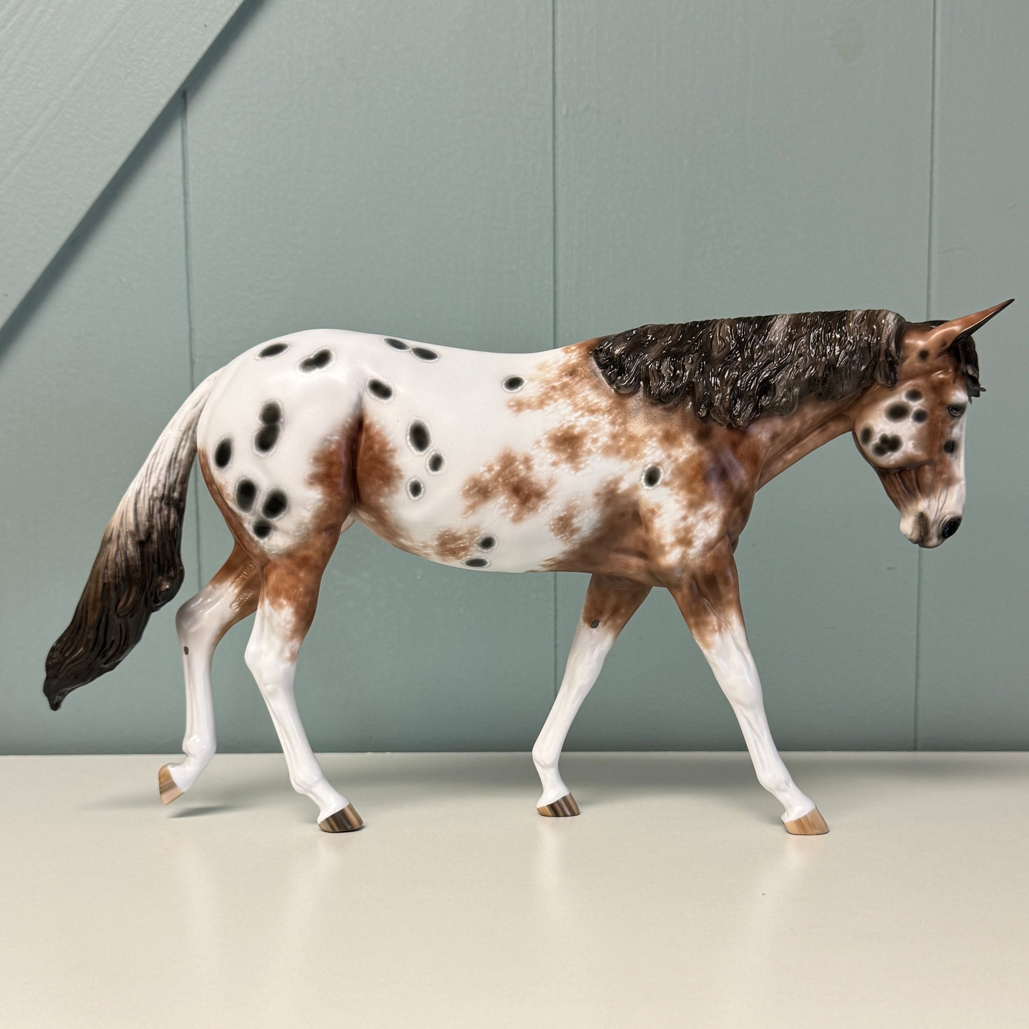 Jersey Bounce OOAK Bay Appaloosa Custom Mule By Sheryl Leisure Best Offers 6/18/24