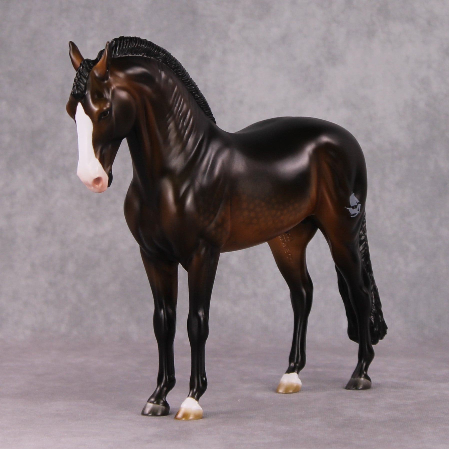 Out From The Sea LE-26 Prince of The Little Mermaid - Dappled Bay Andalusian with Optional Brand Painted By Ashley Palmer FTL24