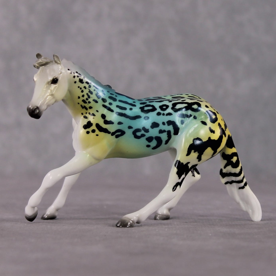 "Arapaiknow" OOAK Glossy Arapaima Fish Inspired Cutter Chip by Jess Hamill
