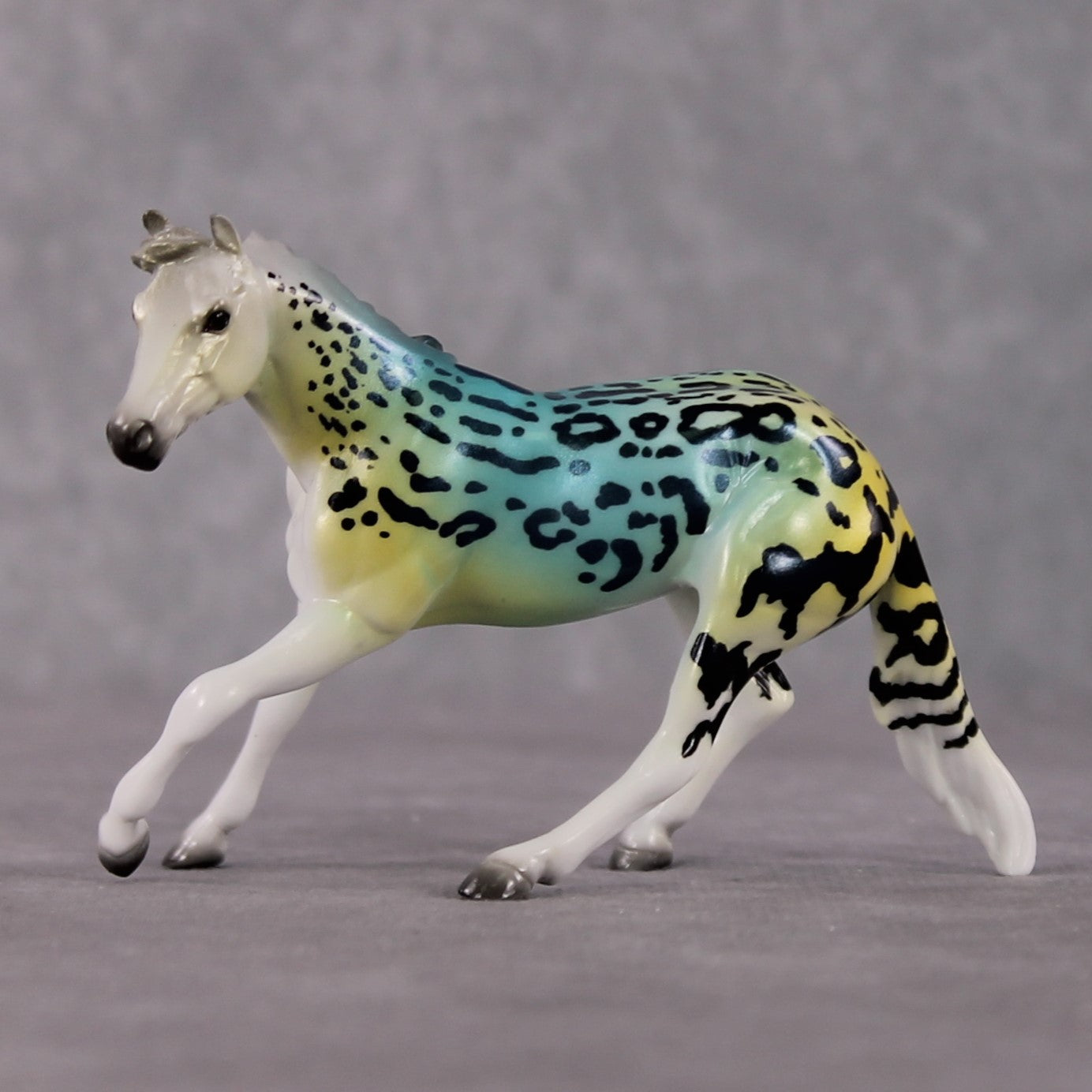 &quot;Arapaiknow&quot; OOAK Glossy Arapaima Fish Inspired Cutter Chip by Jess Hamill