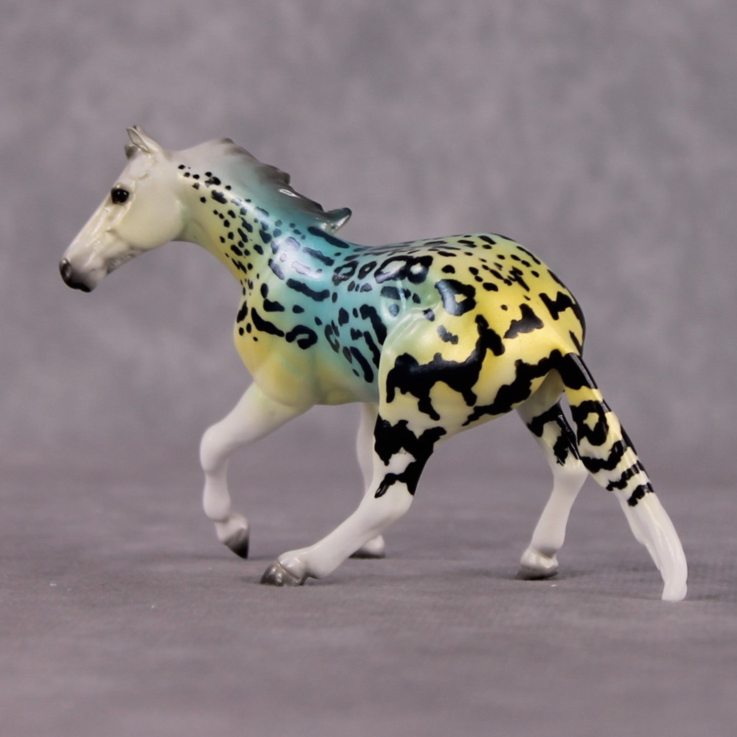 &quot;Arapaiknow&quot; OOAK Glossy Arapaima Fish Inspired Cutter Chip by Jess Hamill