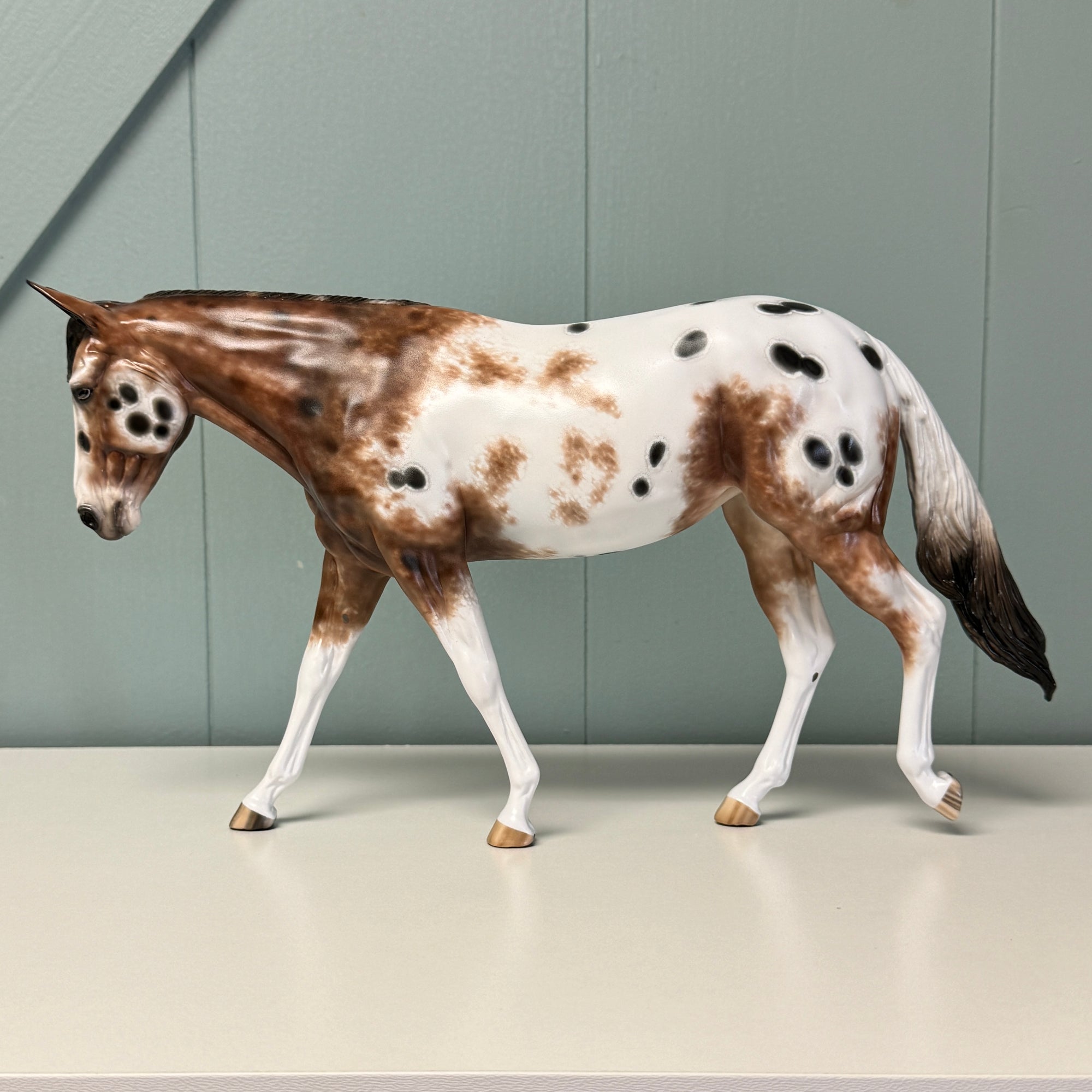 Jersey Bounce OOAK Bay Appaloosa Custom Mule By Sheryl Leisure Best Offers 6/18/24