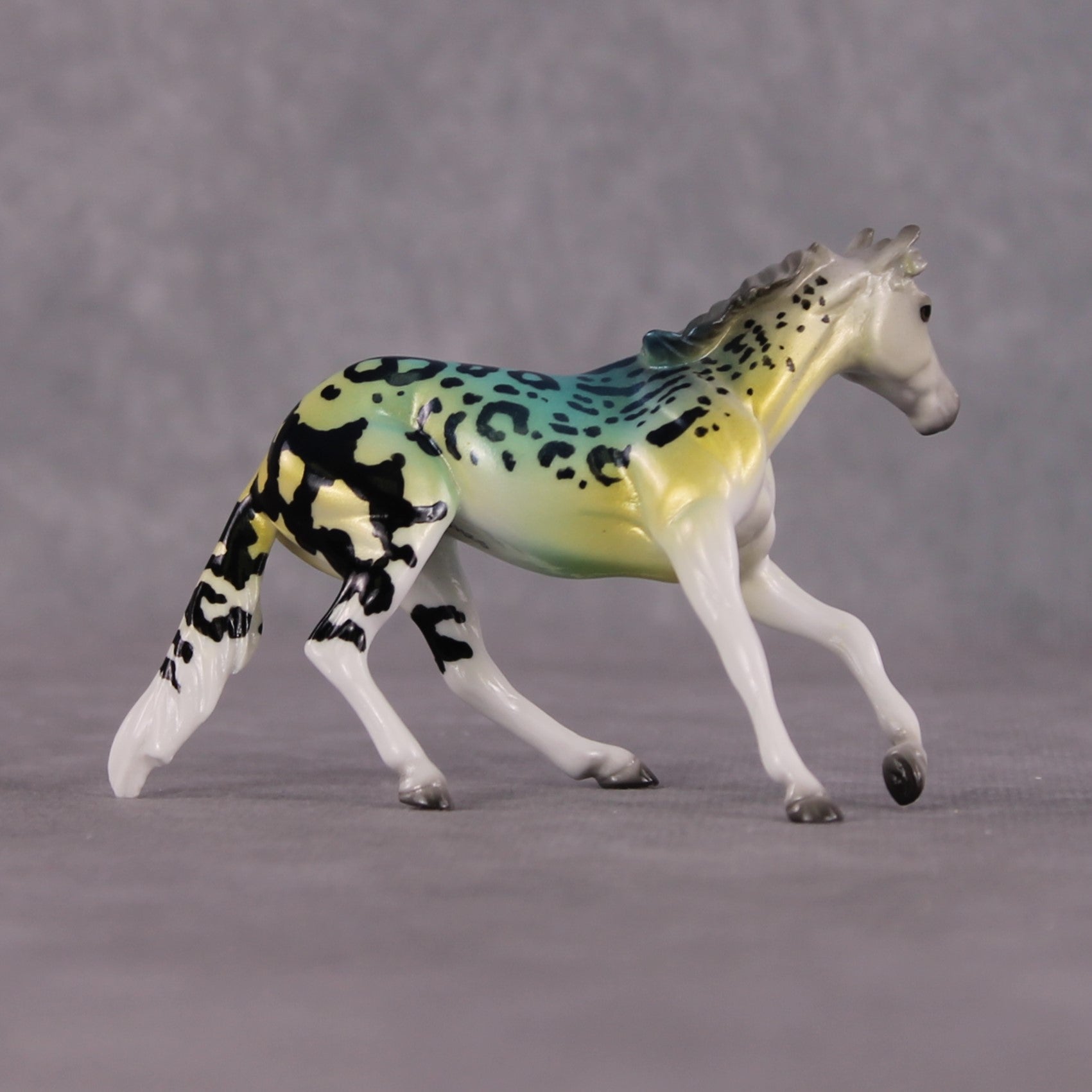 &quot;Arapaiknow&quot; OOAK Glossy Arapaima Fish Inspired Cutter Chip by Jess Hamill