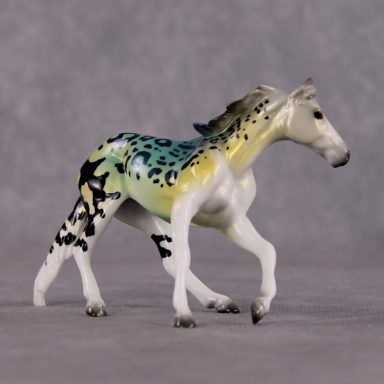 &quot;Arapaiknow&quot; OOAK Glossy Arapaima Fish Inspired Cutter Chip by Jess Hamill