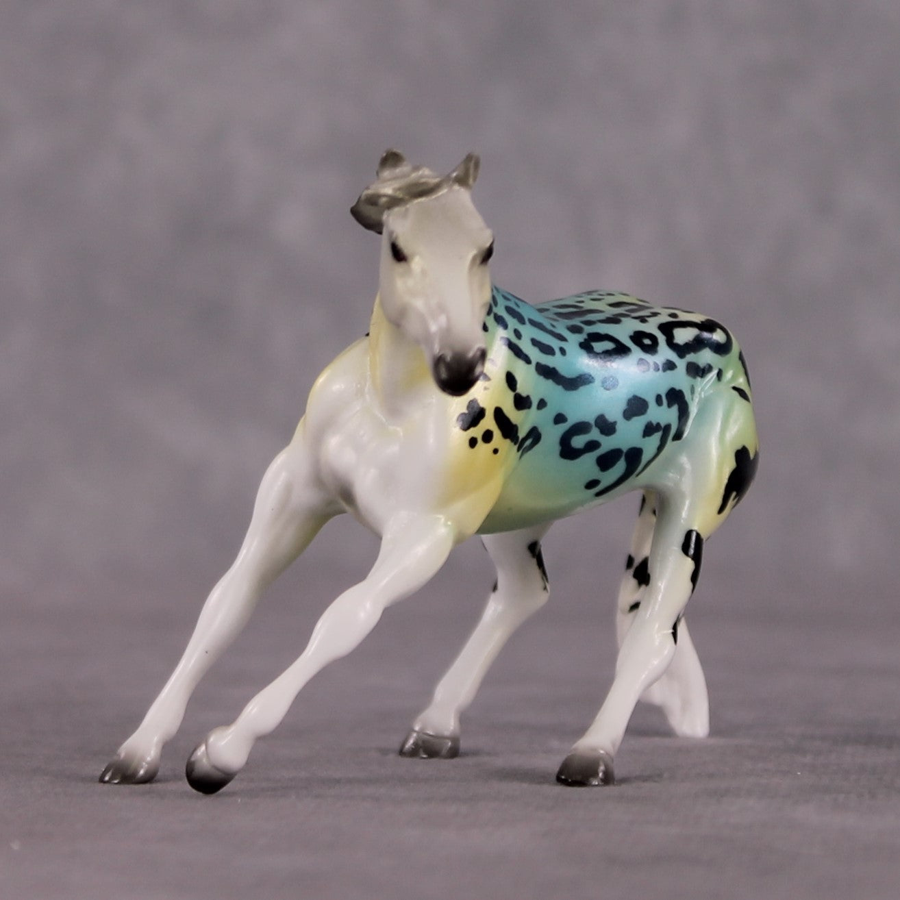 &quot;Arapaiknow&quot; OOAK Glossy Arapaima Fish Inspired Cutter Chip by Jess Hamill