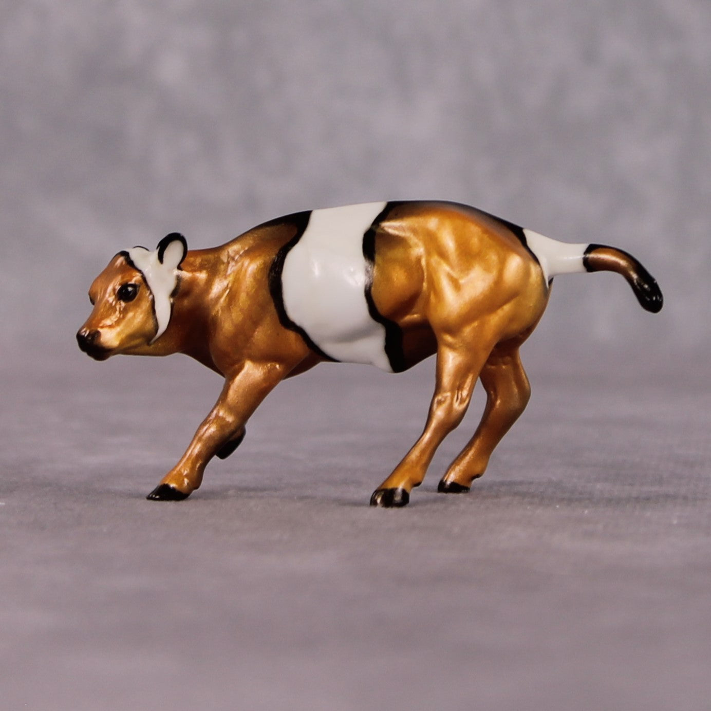 &quot;Anemone&quot; OOAK Glossy Clown Fish Inspired Calf Chip by Jess Hamill