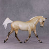 Edible Glitter OOAK Dappled Silver Dun W/ Blue Interference Palouse By Ellen Robbins HS24 MHP Auction Piece