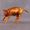 &quot;Shimmer OOAK Glossy Gold Fish Inspired Calf Chip by Jess Hamill