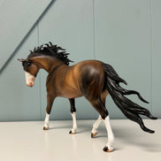 Tempestoso OOAK Dappled Sooty Buckskin Custom Pony By Julie Keim Best Offers 6/18/24