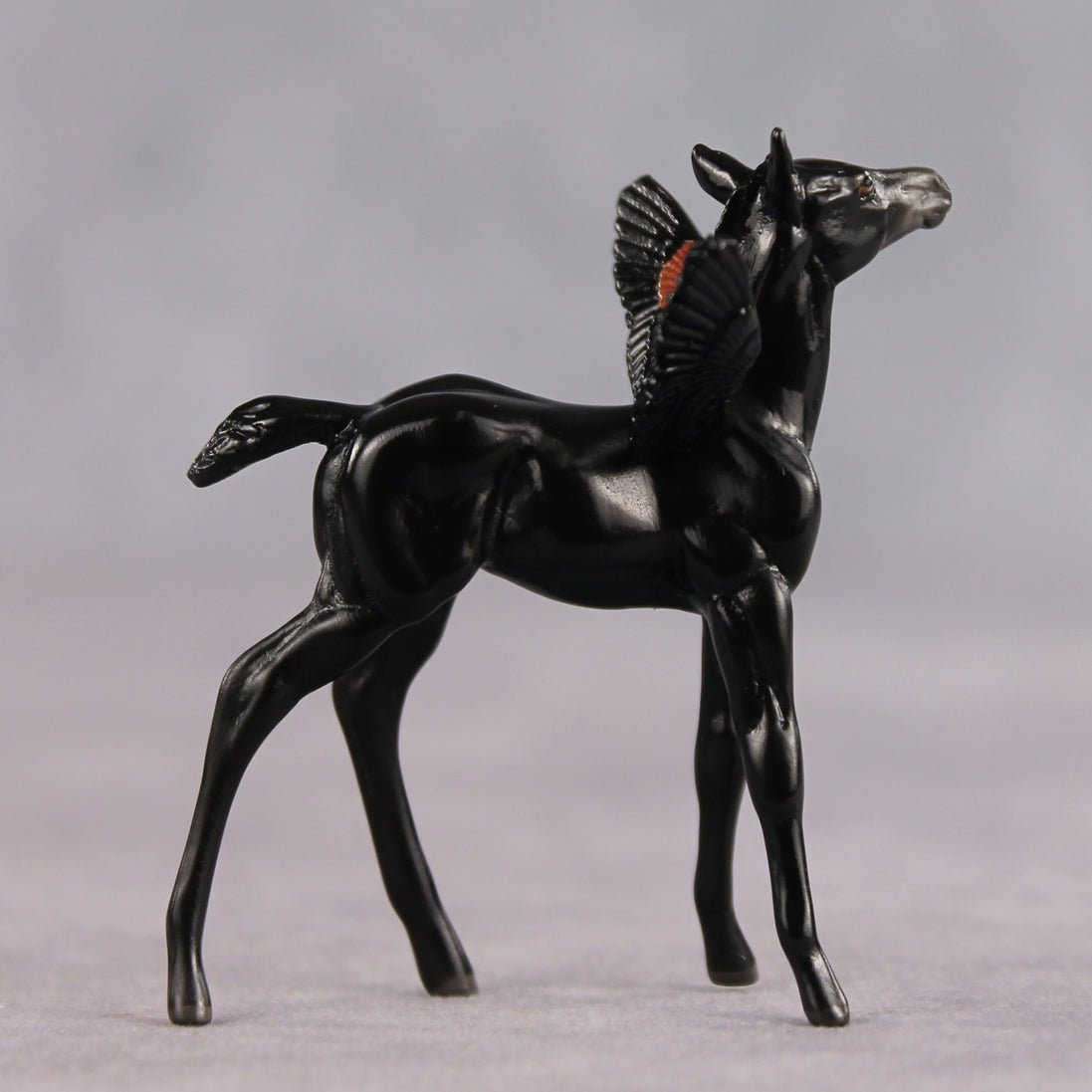Poet OOAK FCM Chip Foal by Angela Marleau FTF26