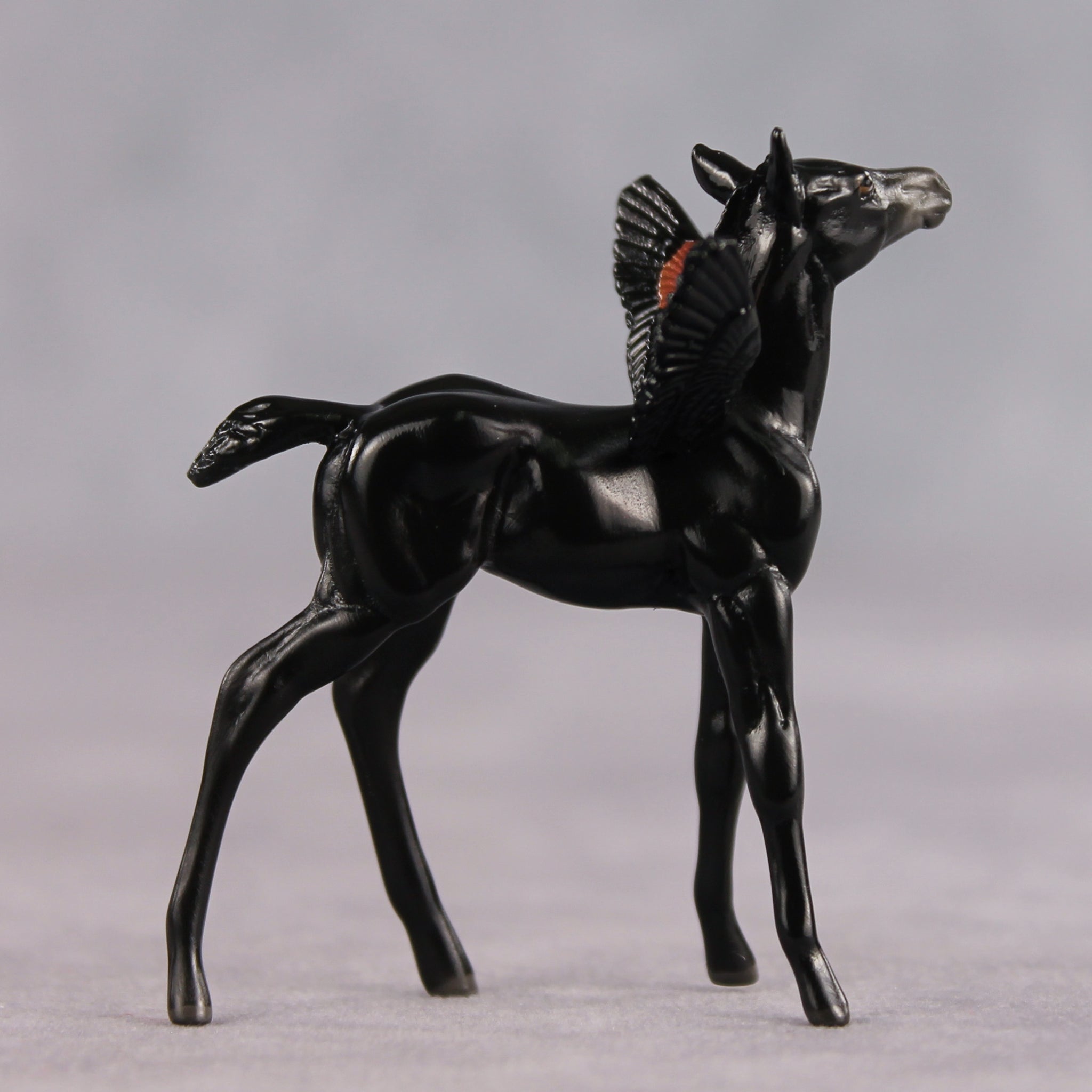 Poet OOAK FCM Chip Foal by Angela Marleau FTF26