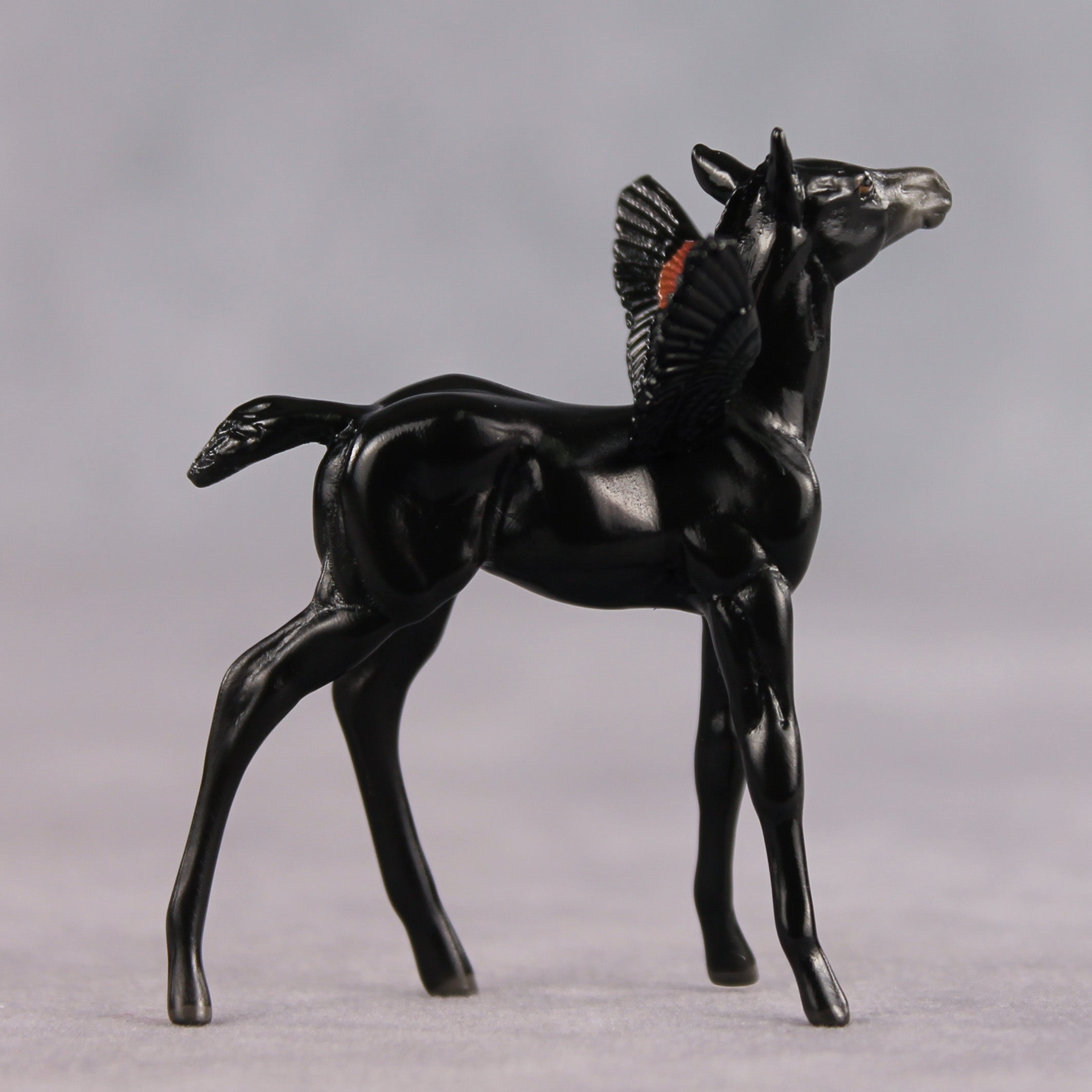 Poet OOAK FCM Chip Foal by Angela Marleau FTF26