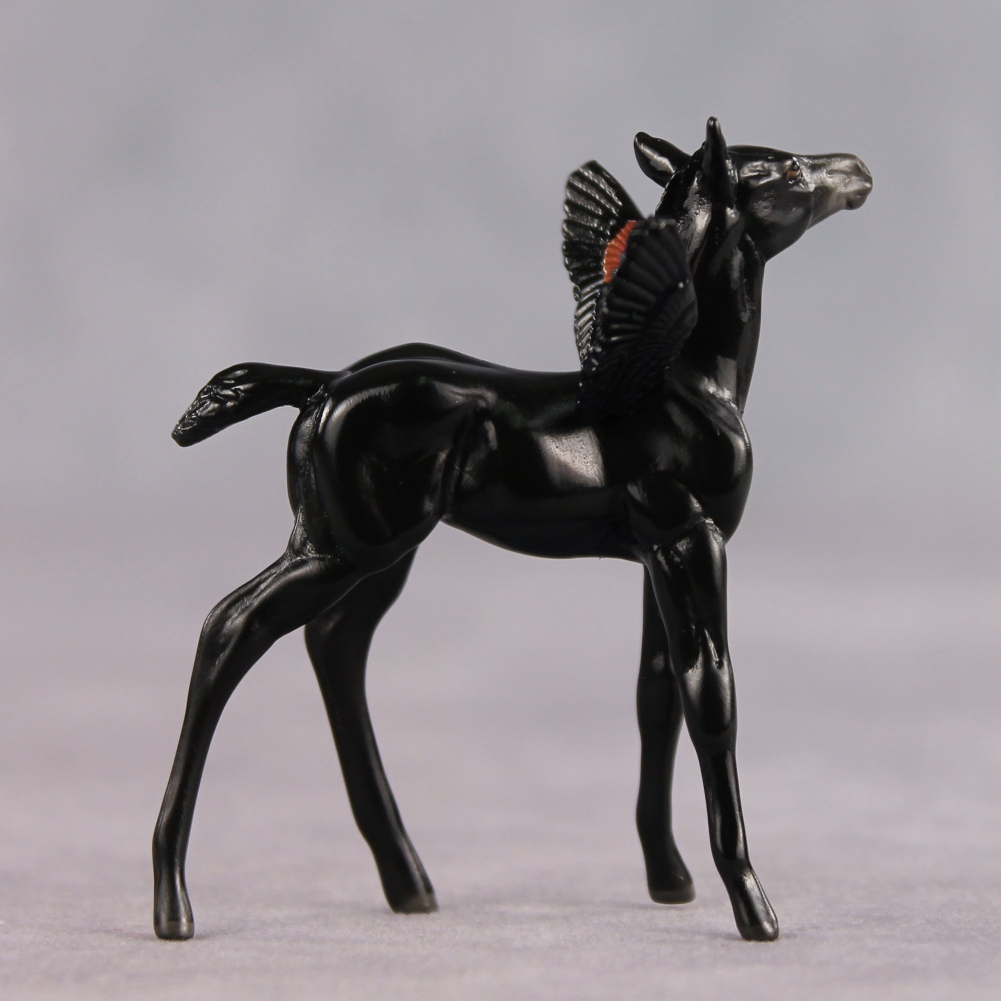 Poet OOAK FCM Chip Foal by Angela Marleau FTF26