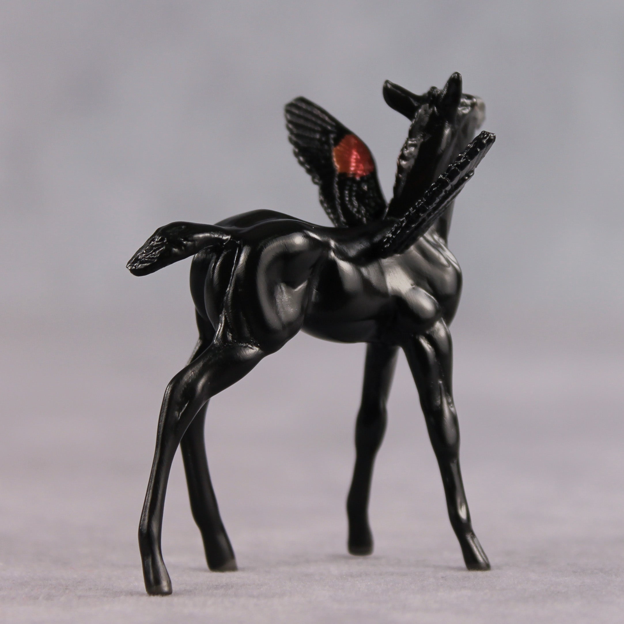 Poet OOAK FCM Chip Foal by Angela Marleau FTF26