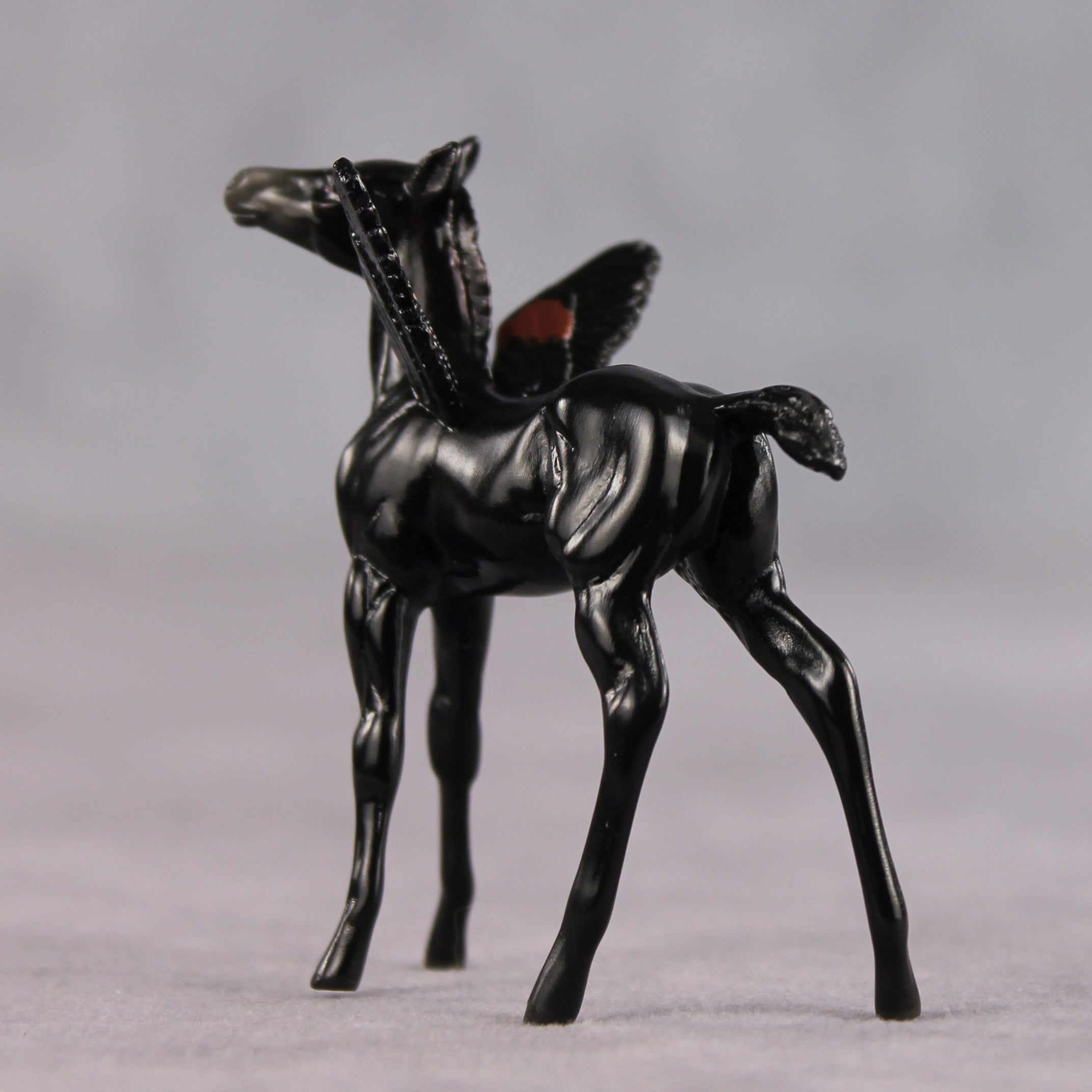 Poet OOAK FCM Chip Foal by Angela Marleau FTF26
