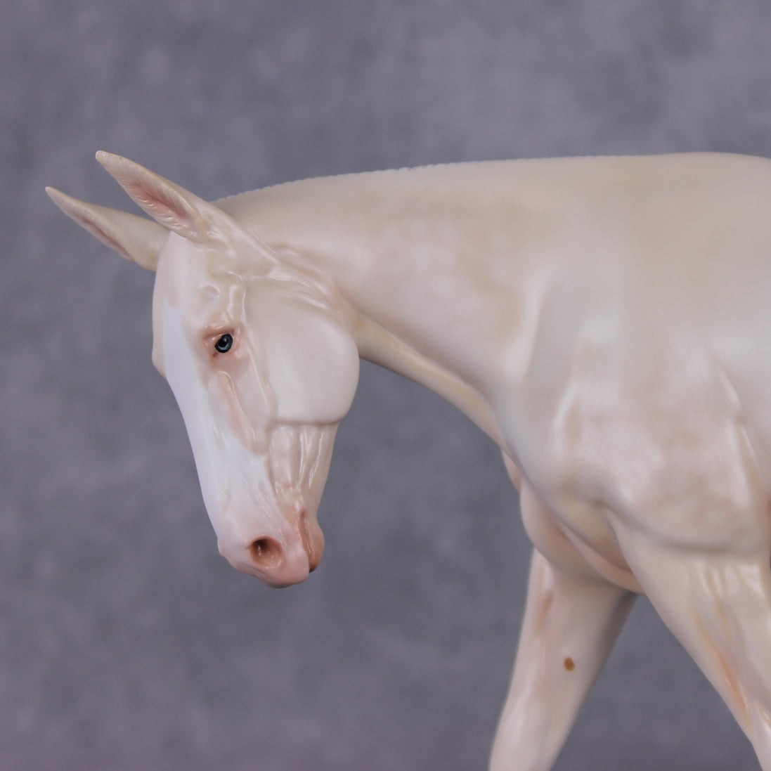 Marscapone  OOAK Dappled Cremello Mule By Ashley Palmer HS24 MHP Auction Piece