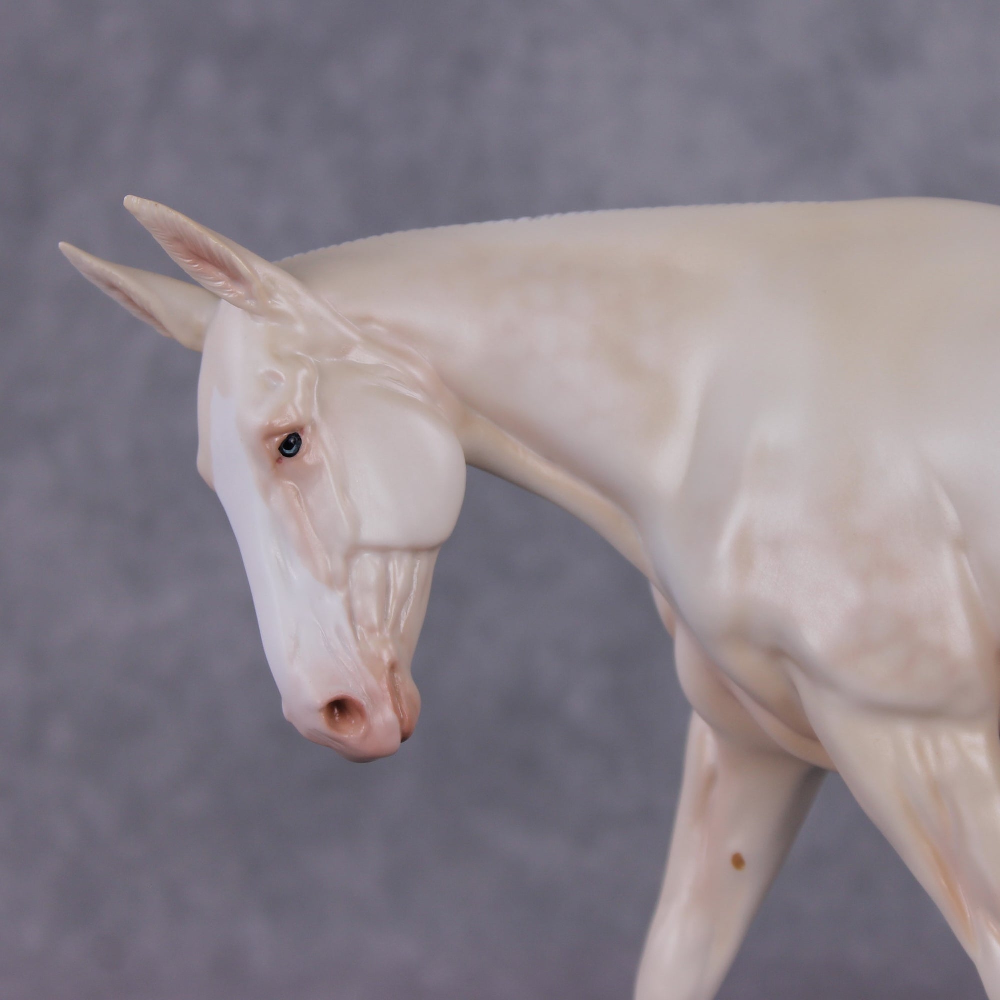 Marscapone  OOAK Dappled Cremello Mule By Ashley Palmer HS24 MHP Auction Piece