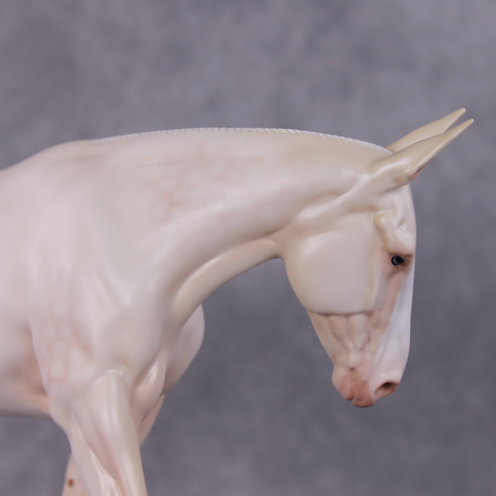 Marscapone  OOAK Dappled Cremello Mule By Ashley Palmer HS24 MHP Auction Piece