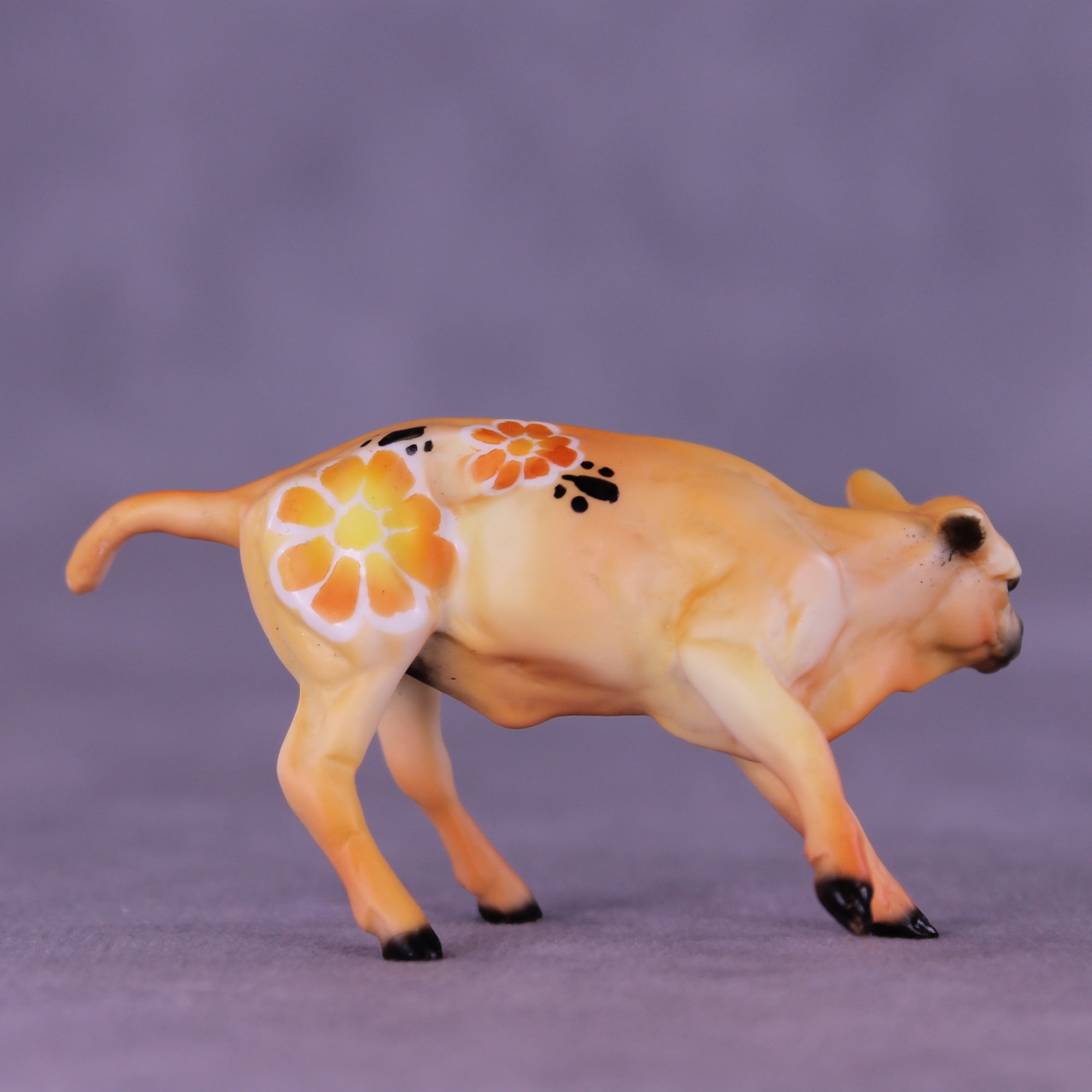 SAMPLE Velouette OOAK Chip Cow by Julie Keim HS25