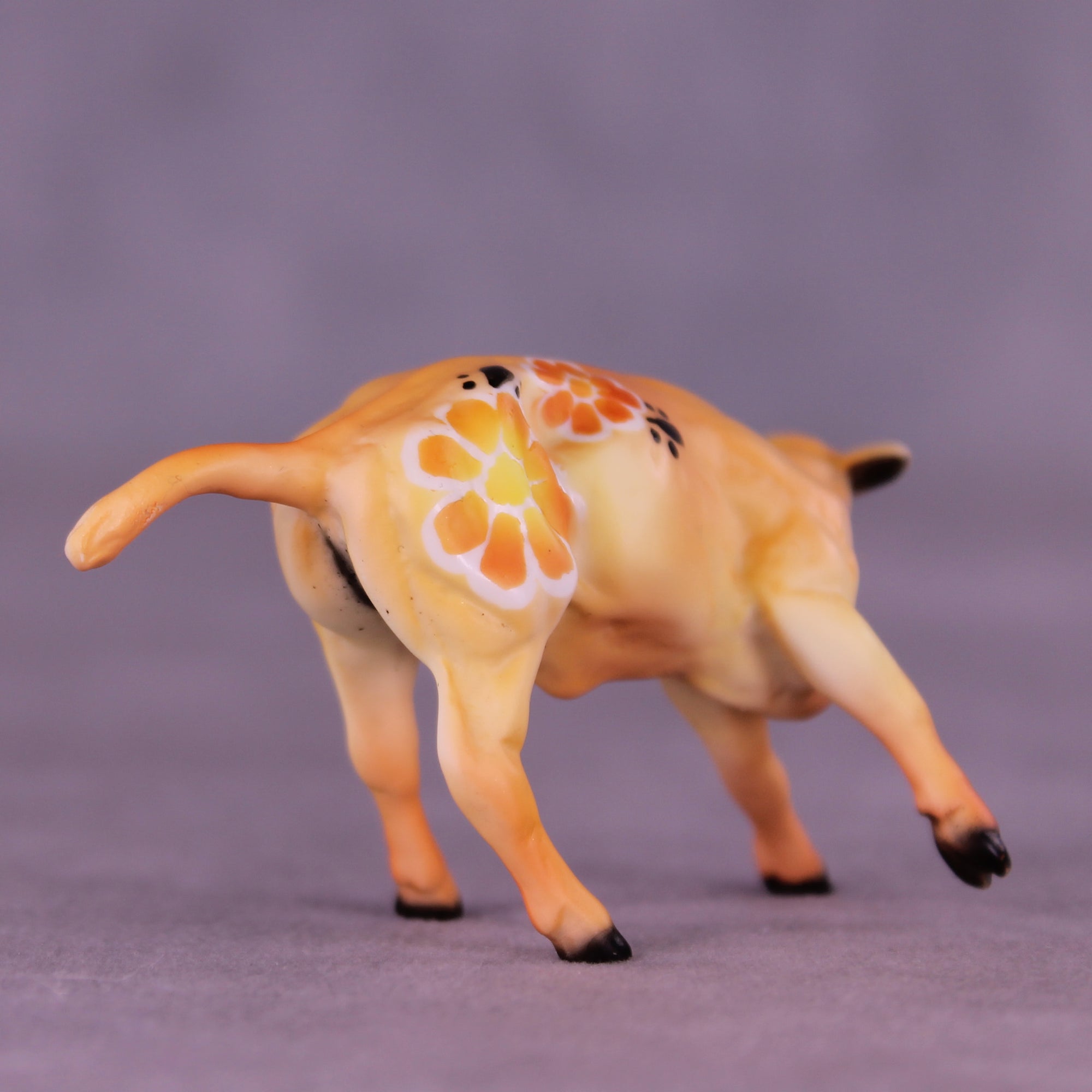 SAMPLE Velouette OOAK Chip Cow by Julie Keim HS25