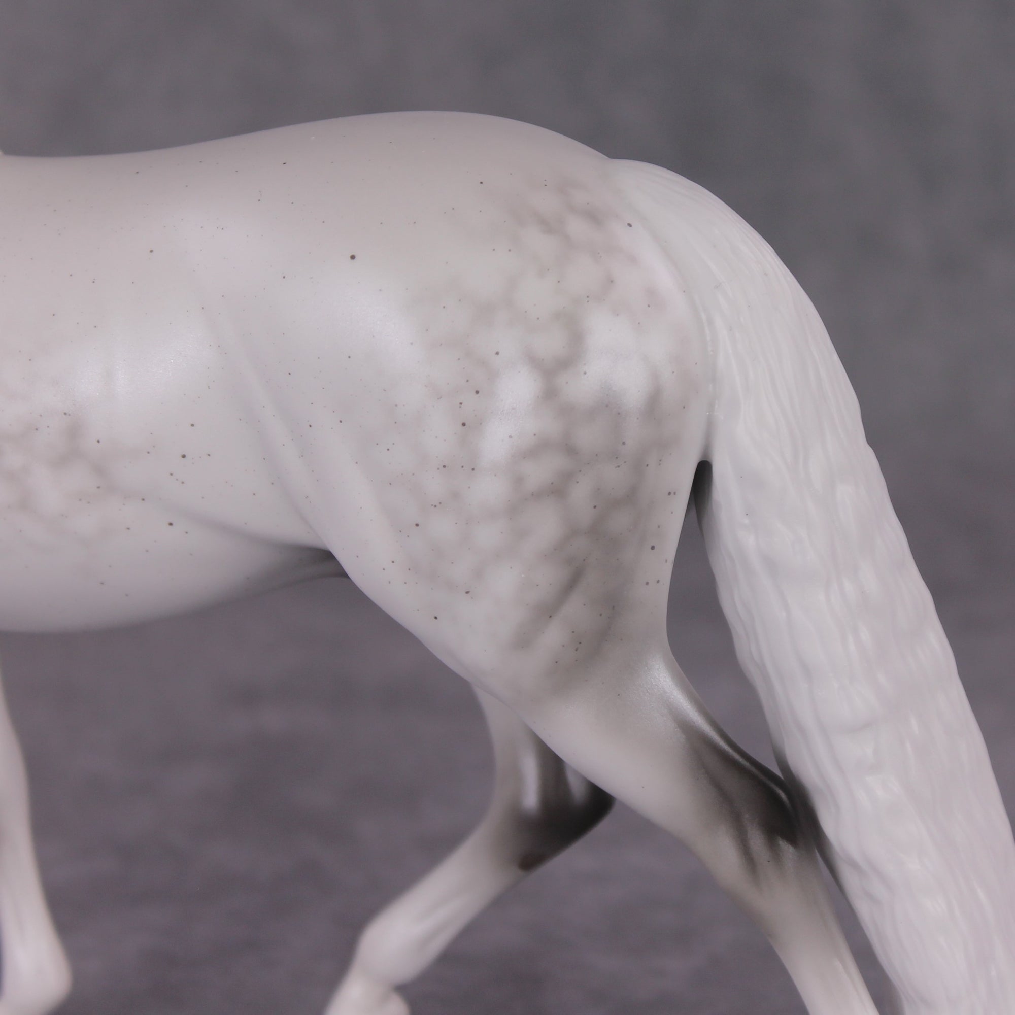 Snowdrift OOAK Heavily Detailed Dapple Pearl Grey By Ellen Robbins MHP Auction