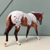 Risky OOAK Chestnut Tobiano Mule By Dawn Quick EQ24