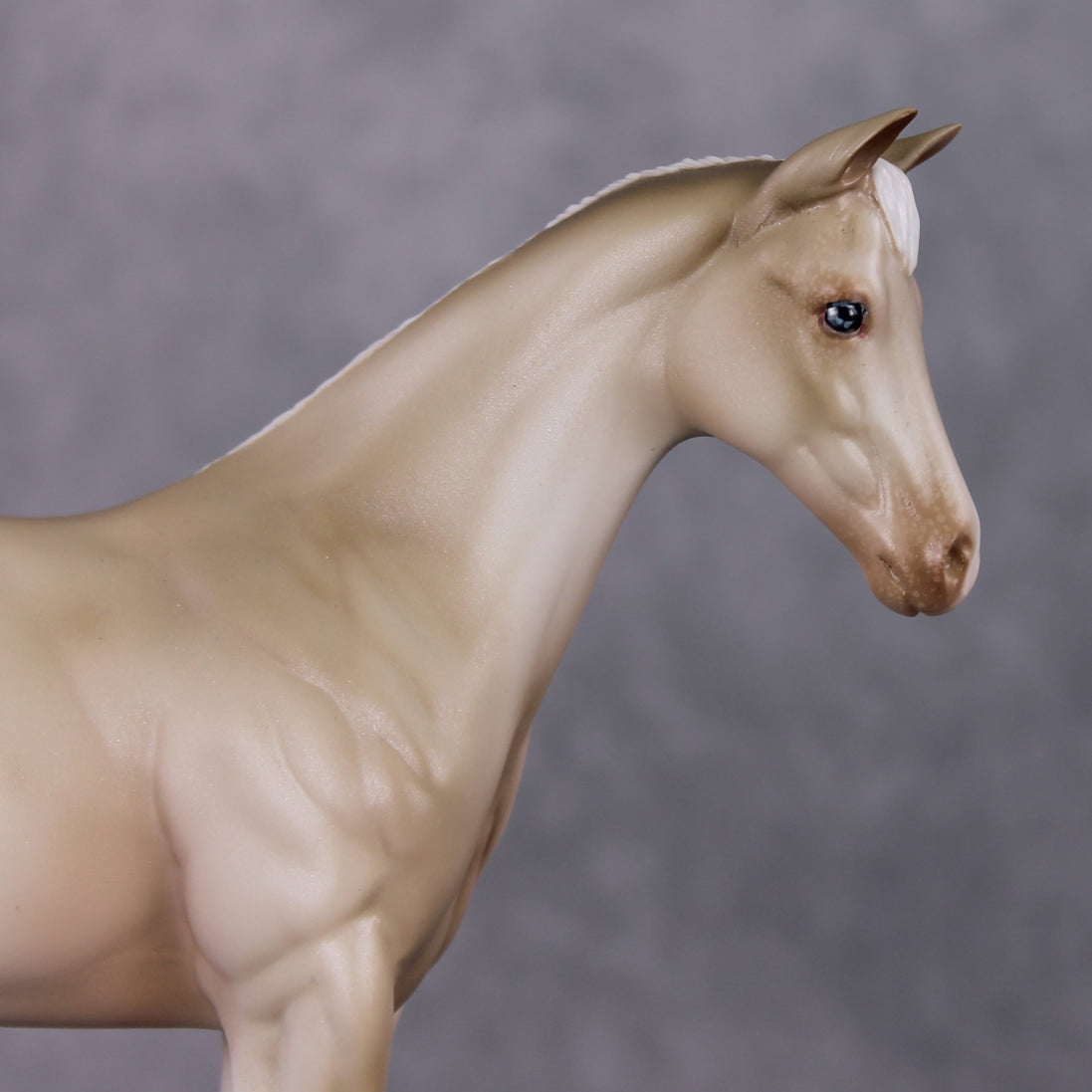 Debbie OOAK Dappled Cremello Appaloosa Weanling By Julie Kiem HS24 MHP Auction Piece