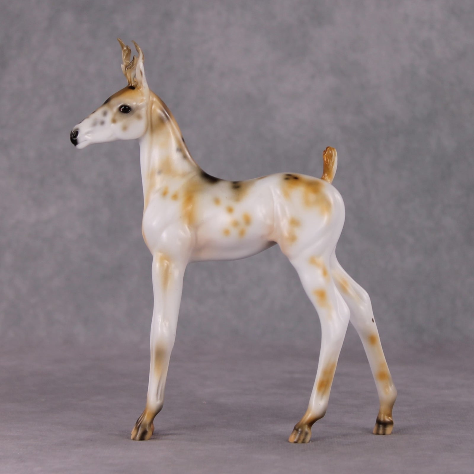 Faline OOAK Deer Deco Arabian Foal By Dawn Quick HS24 MHP Auction Piece