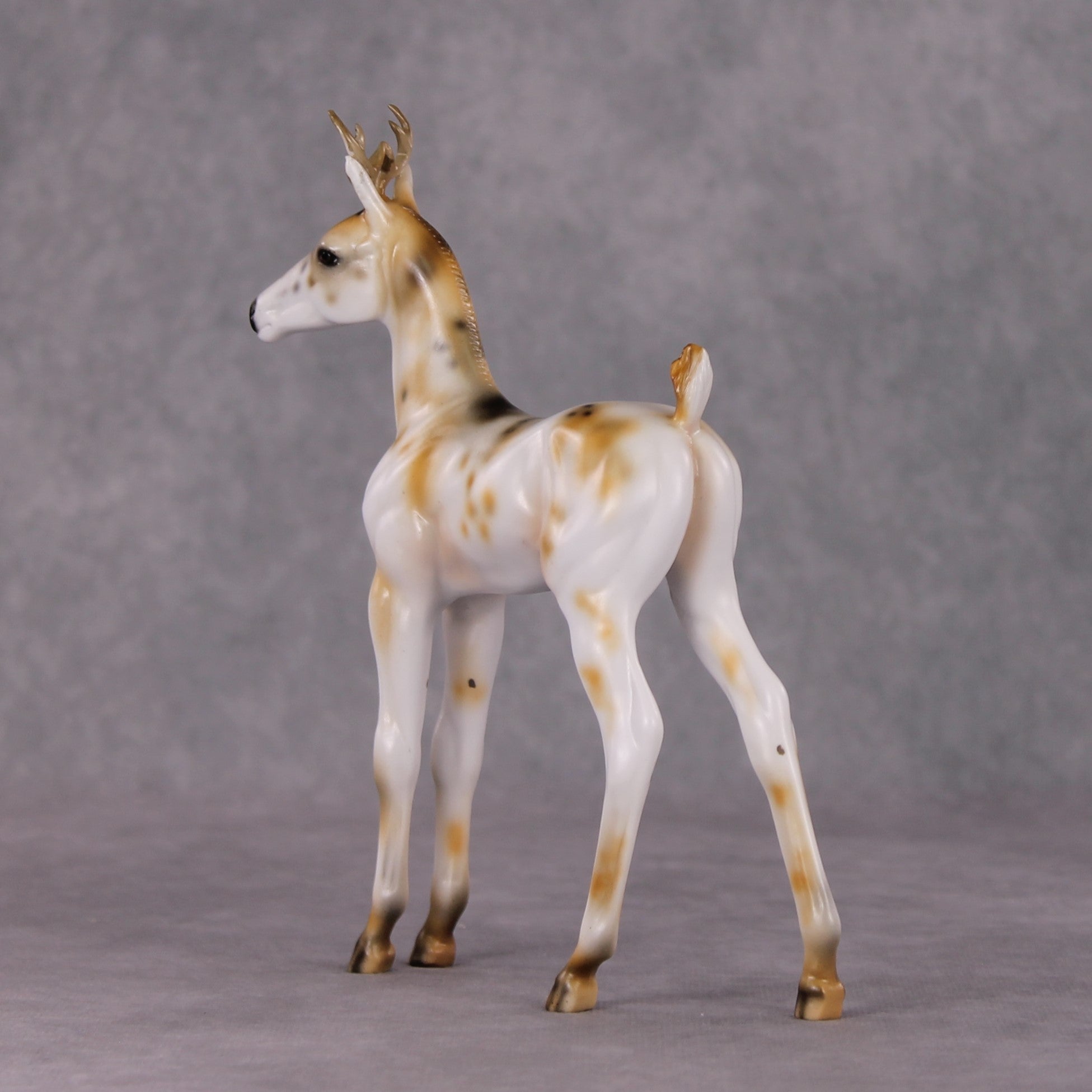 Faline OOAK Deer Deco Arabian Foal By Dawn Quick HS24 MHP Auction Piece
