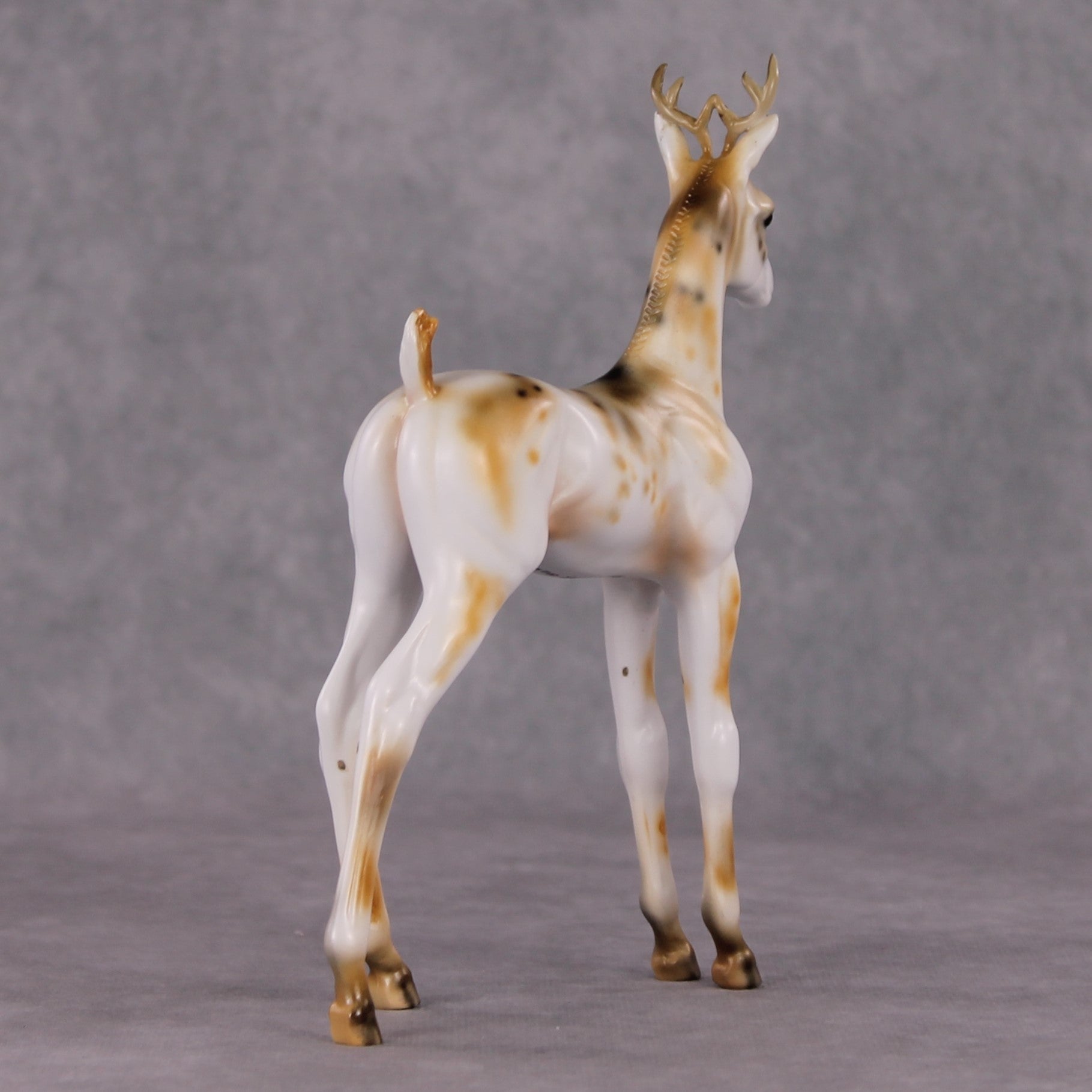 Faline OOAK Deer Deco Arabian Foal By Dawn Quick HS24 MHP Auction Piece