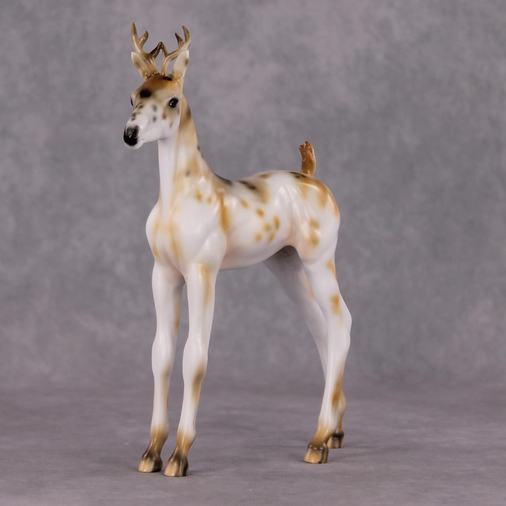 Faline OOAK Deer Deco Arabian Foal By Dawn Quick HS24 MHP Auction Piece
