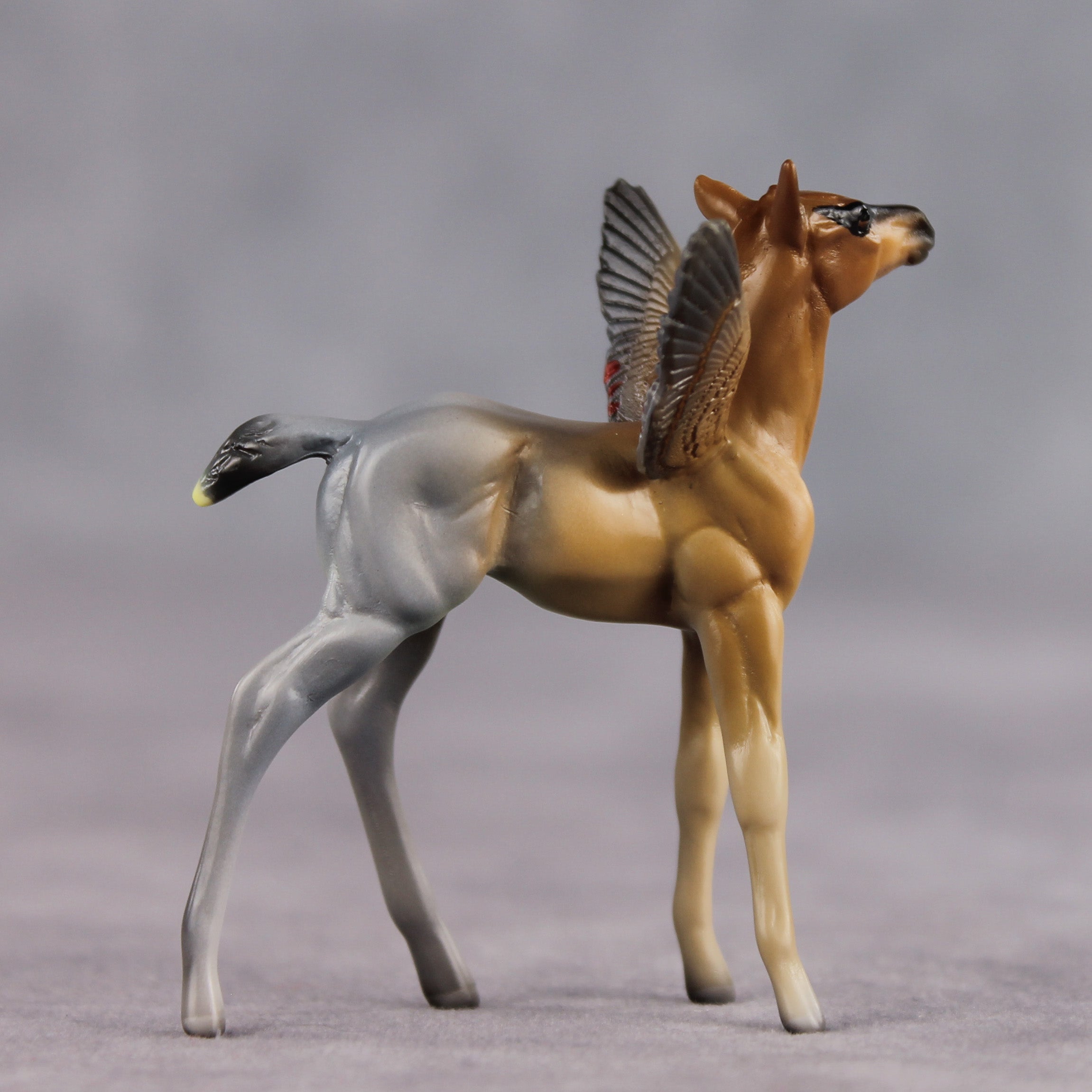 Lover OOAK FCM Chip Foal by Angela Marleau FTF26