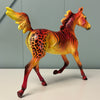 Standout OOAK Deco Orange Zebra Appy Yearling By Dawn Quick EQ24