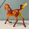 Standout OOAK Deco Orange Zebra Appy Yearling By Dawn Quick EQ24