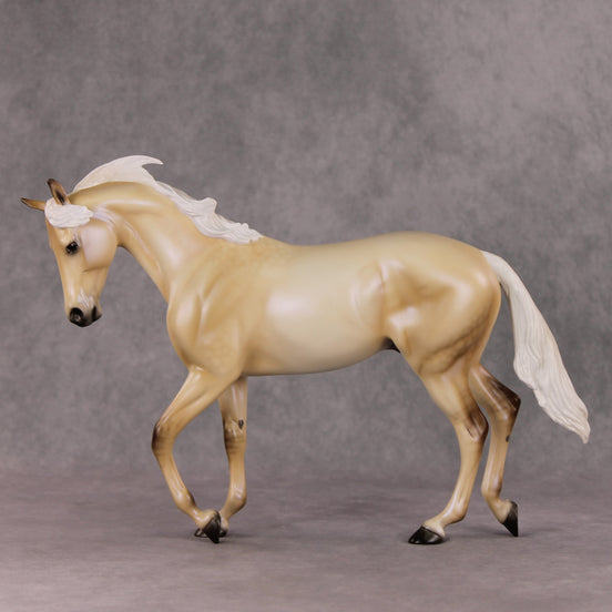 Frozen Sands OOAK Dappled Dunalino Thoroughbred By Ellen Robbins HS24