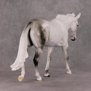 Snow Angel OOAK Light Dappled Grey Custom Mule By Ellen Robbins HS24