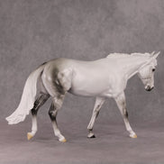 Snow Angel OOAK Light Dappled Grey Custom Mule By Ellen Robbins HS24
