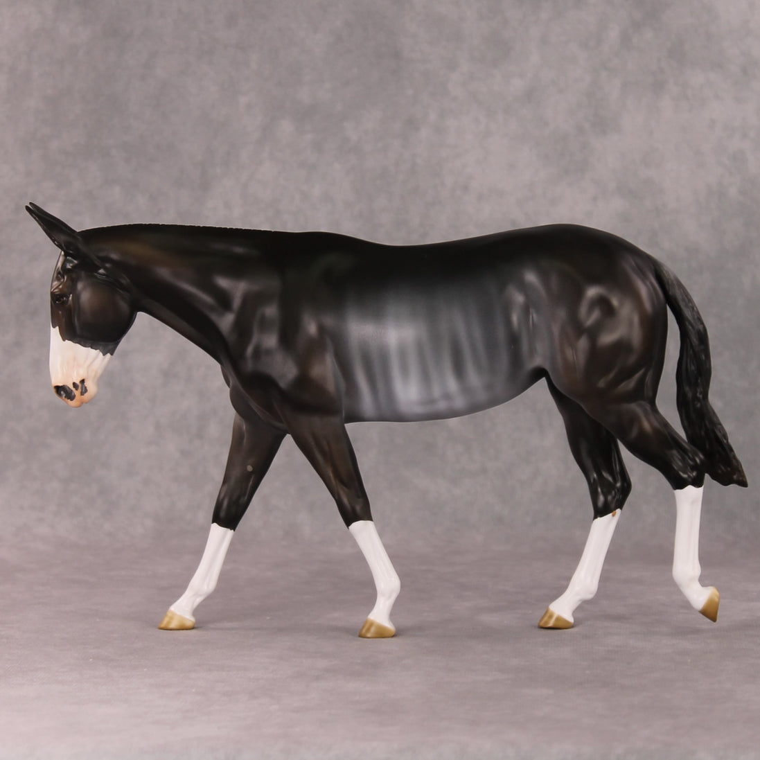 Truffle OOAK Bay Rabicano Mule By Angela Marleau HS24