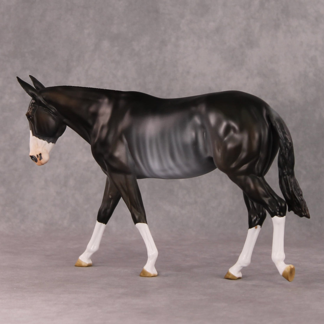 Truffle OOAK Bay Rabicano Mule By Angela Marleau HS24