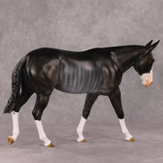 Truffle OOAK Bay Rabicano Mule By Angela Marleau HS24