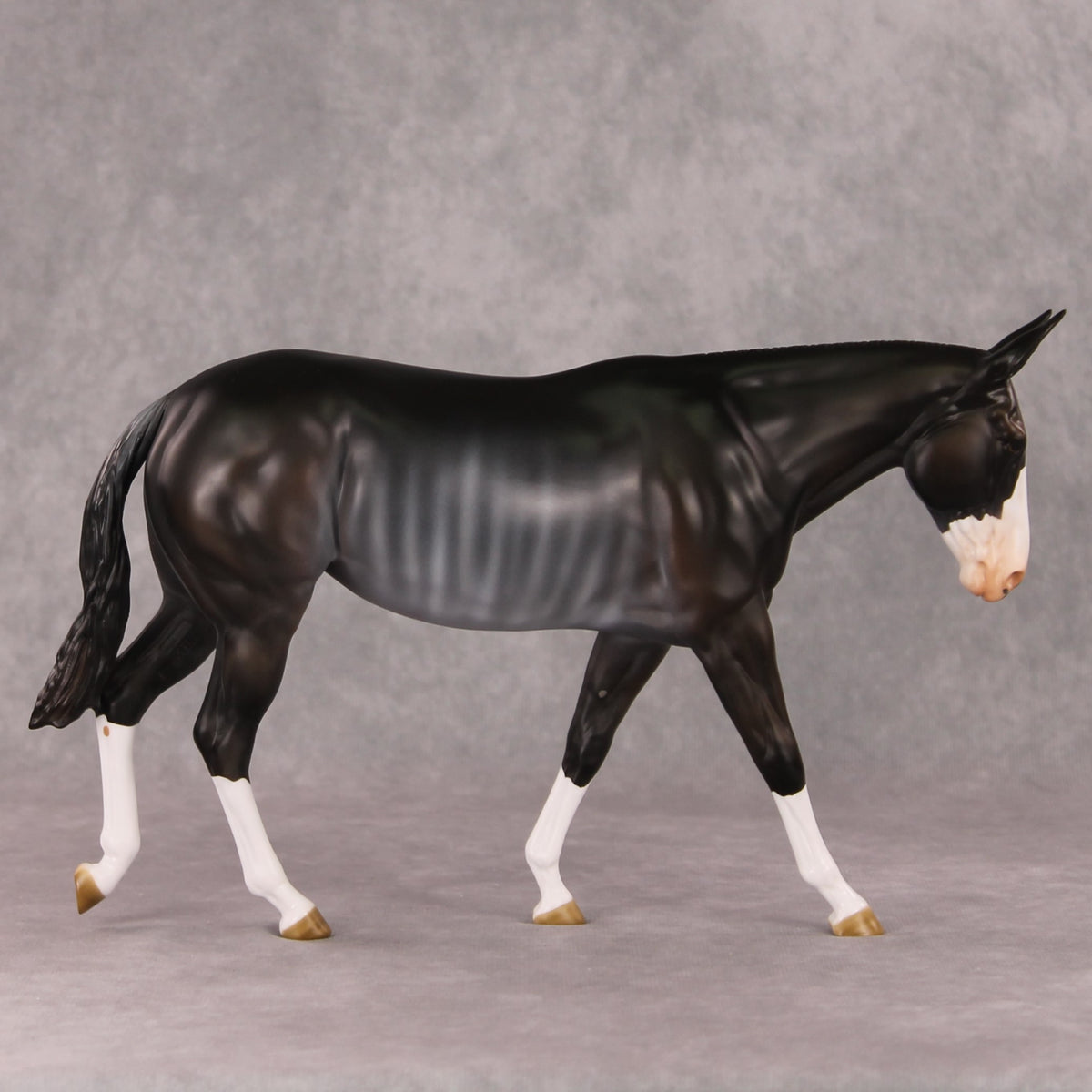 Truffle OOAK Bay Rabicano Mule By Angela Marleau HS24