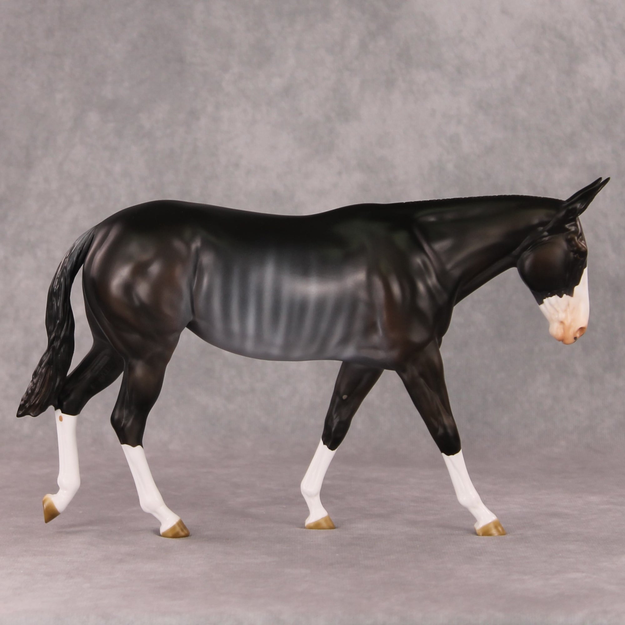 Truffle OOAK Bay Rabicano Mule By Angela Marleau HS24