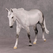 Snow Angel OOAK Light Dappled Grey Custom Mule By Ellen Robbins HS24