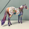 Golden Sunrise OOAK Deco Rainbow Appaloosa ISH By Dawn Quick EQ24