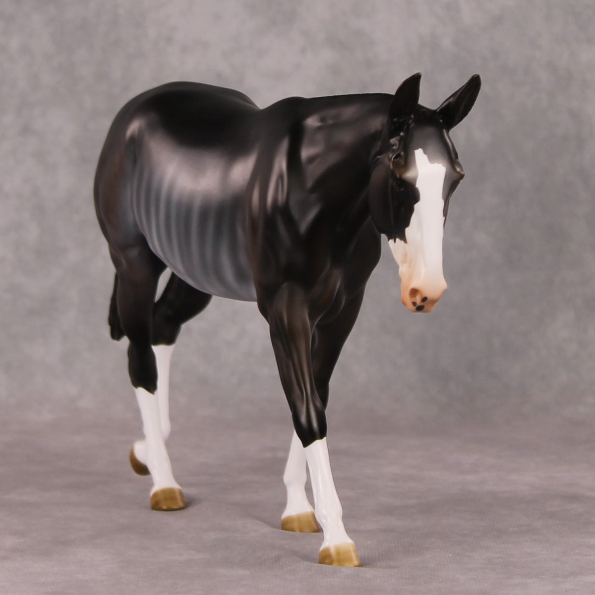 Truffle OOAK Bay Rabicano Mule By Angela Marleau HS24